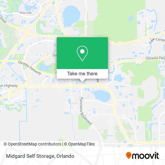 Mapa de Midgard Self Storage