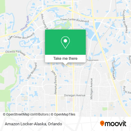 Amazon Locker-Alaska map