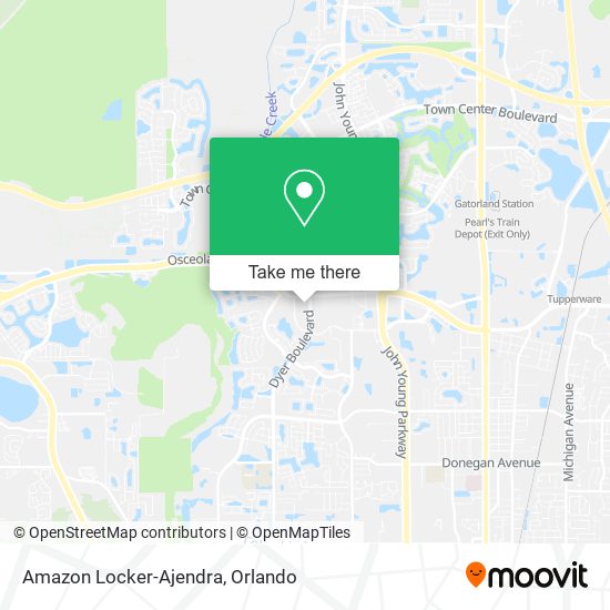 Mapa de Amazon Locker-Ajendra