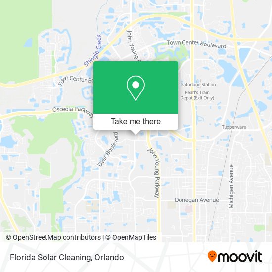 Mapa de Florida Solar Cleaning