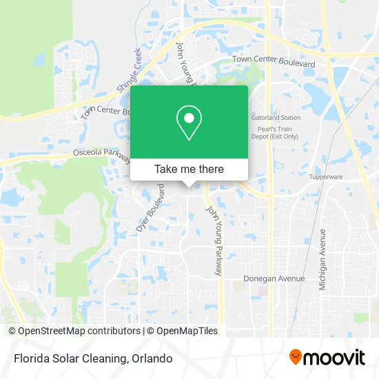 Florida Solar Cleaning map