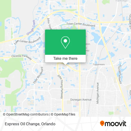 Express Oil Change map