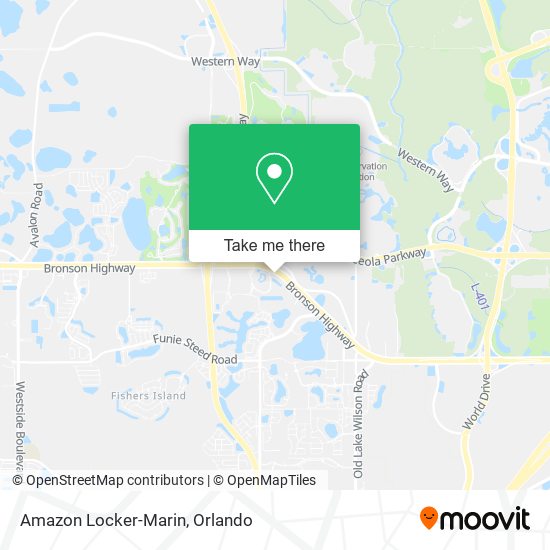 Amazon Locker-Marin map