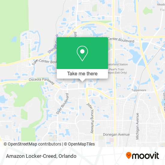 Mapa de Amazon Locker-Creed
