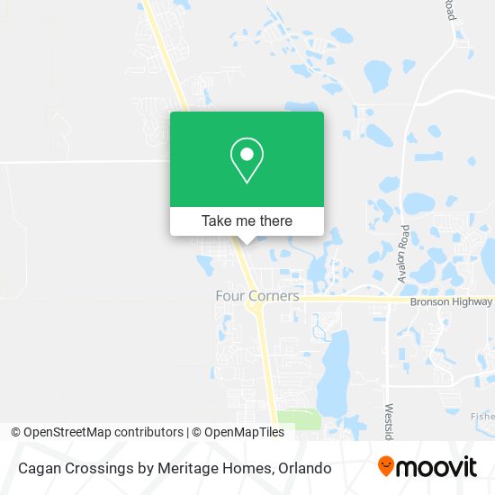 Cagan Crossings by Meritage Homes map