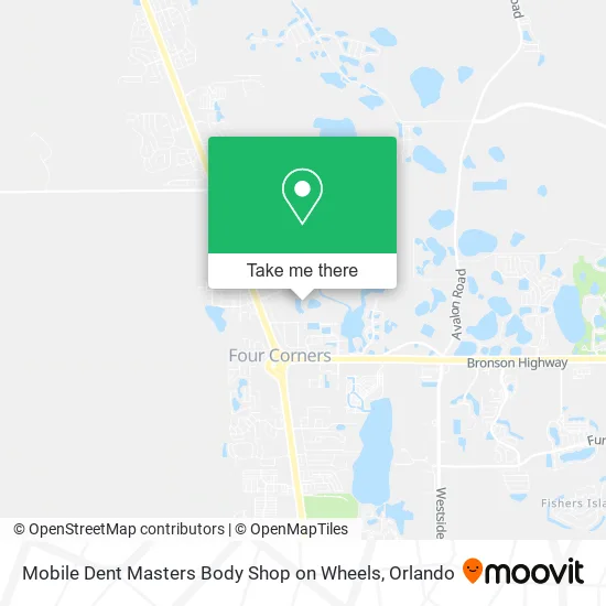 Mobile Dent Masters Body Shop on Wheels map