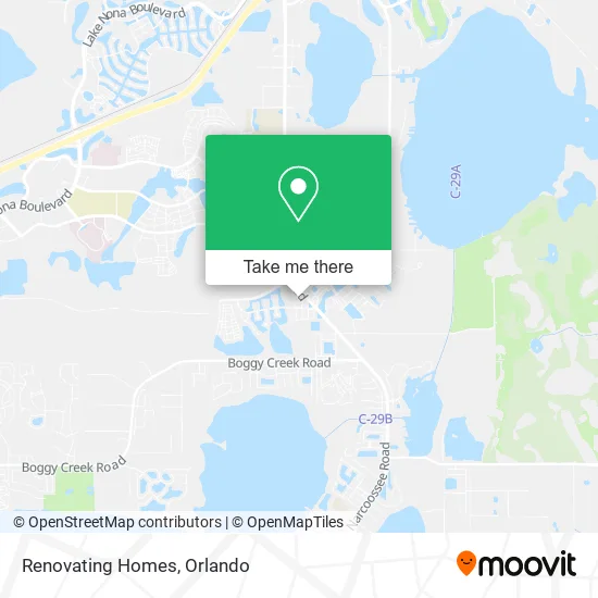 Renovating Homes map