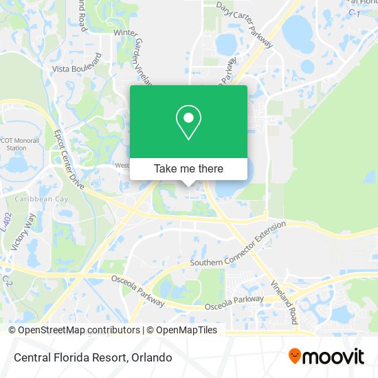 Mapa de Central Florida Resort