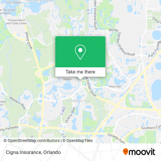 Mapa de Cigna Insurance