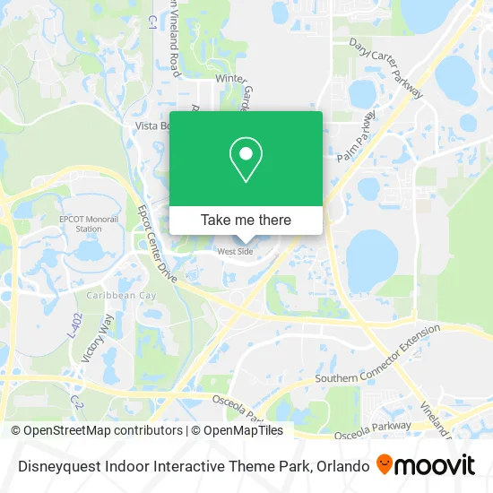 Disneyquest Indoor Interactive Theme Park map