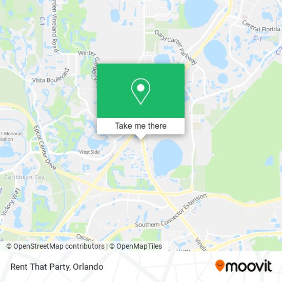 Rent That Party map