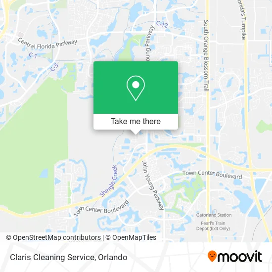 Claris Cleaning Service map