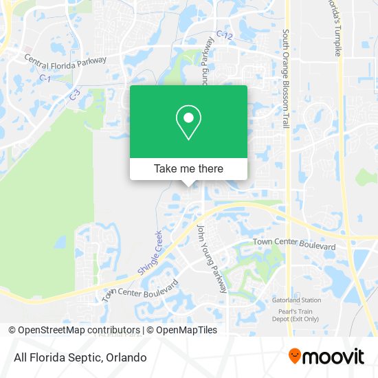All Florida Septic map