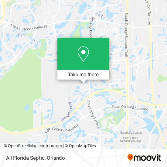 All Florida Septic map