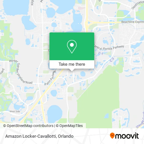 Amazon Locker-Cavallotti map