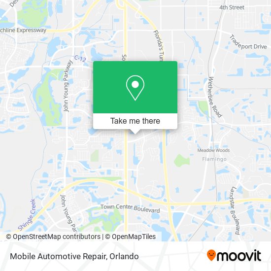 Mobile Automotive Repair map