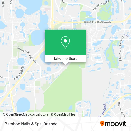 Bamboo Nails & Spa map