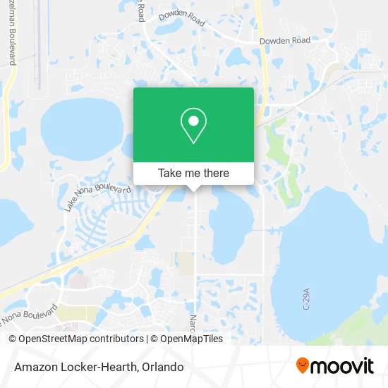 Amazon Locker-Hearth map