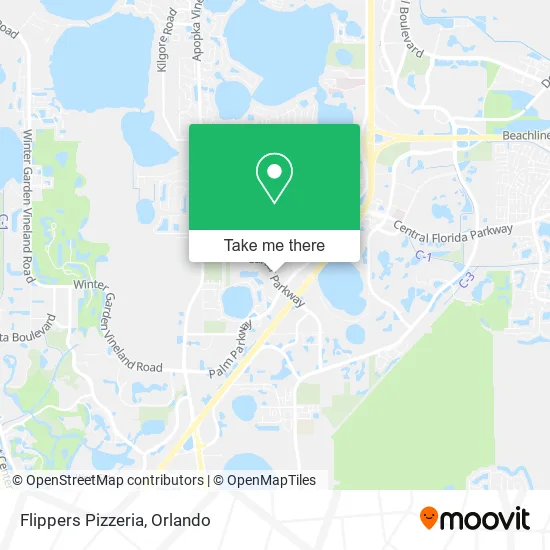 Flippers Pizzeria map