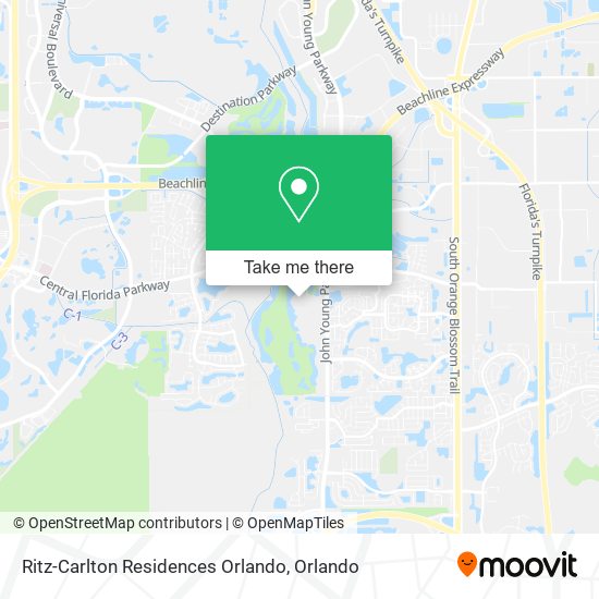 Ritz-Carlton Residences Orlando map