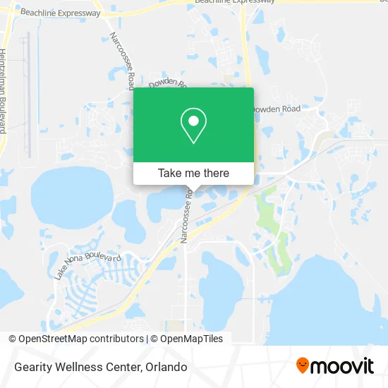 Gearity Wellness Center map