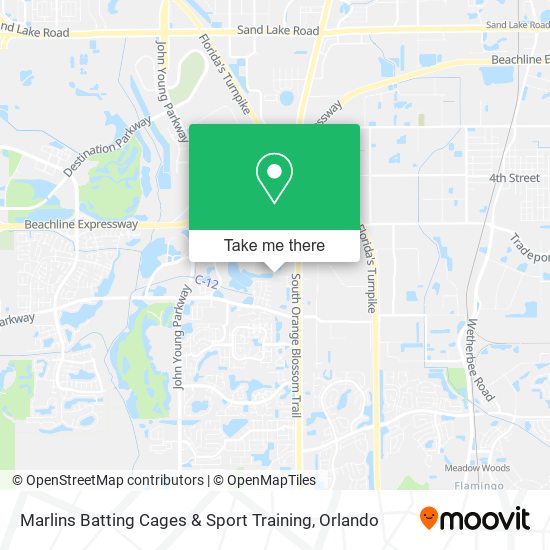 Marlins Batting Cages & Sport Training map