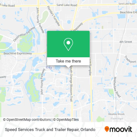 Speed Services Truck and Trailer Repair map