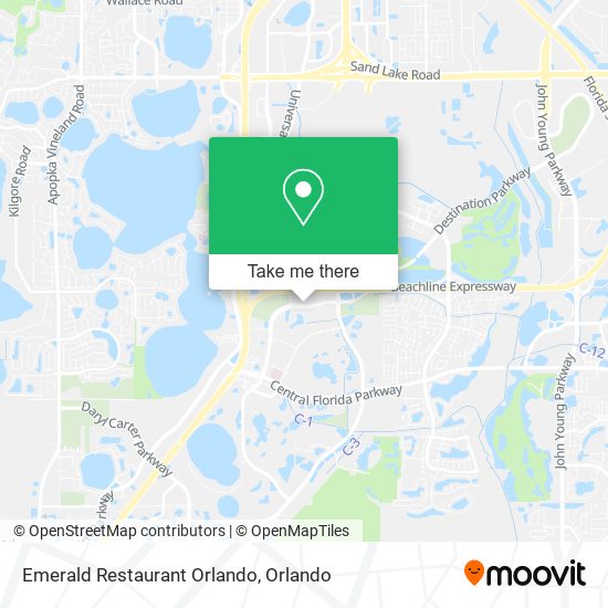 Mapa de Emerald Restaurant Orlando
