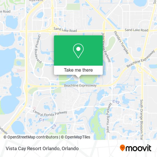 Vista Cay Resort Orlando map