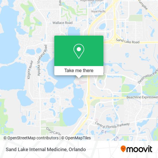 Sand Lake Internal Medicine map