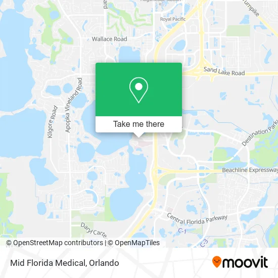 Mid Florida Medical map