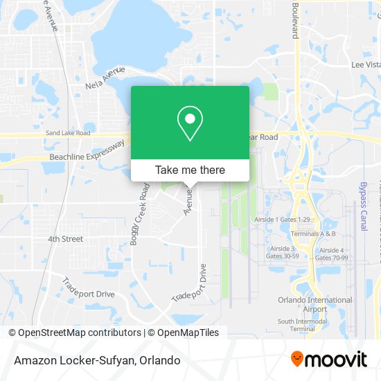 Mapa de Amazon Locker-Sufyan