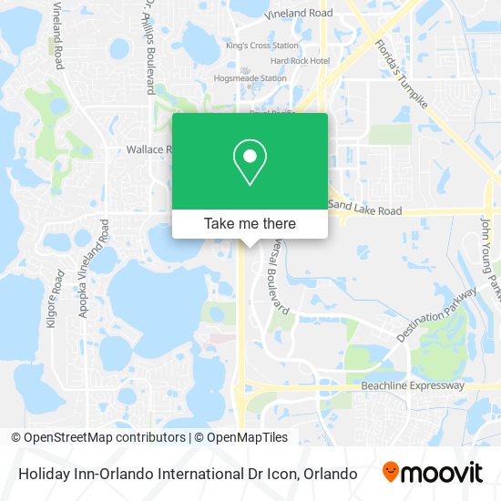 Mapa de Holiday Inn-Orlando International Dr Icon