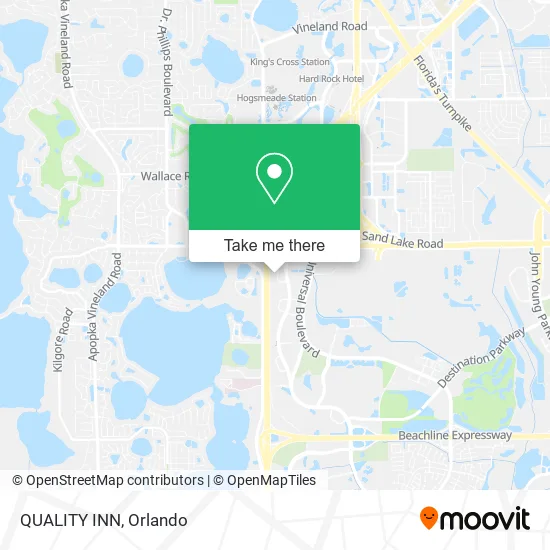 QUALITY INN map