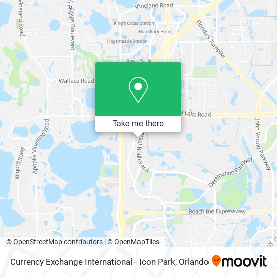Currency Exchange International - Icon Park map