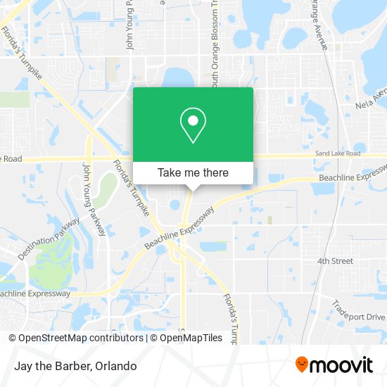 Jay the Barber map