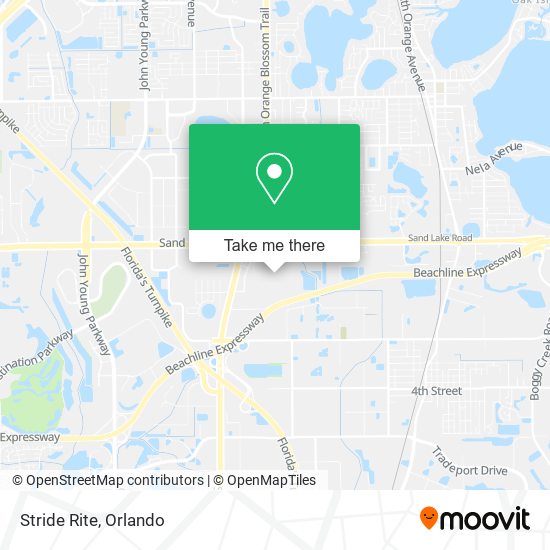 Mapa de Stride Rite