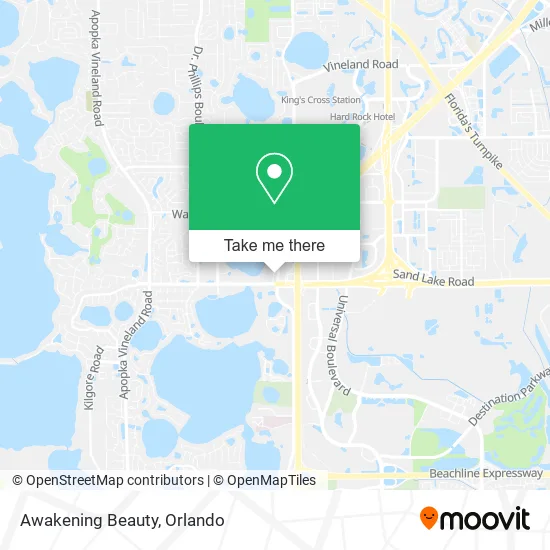 Awakening Beauty map