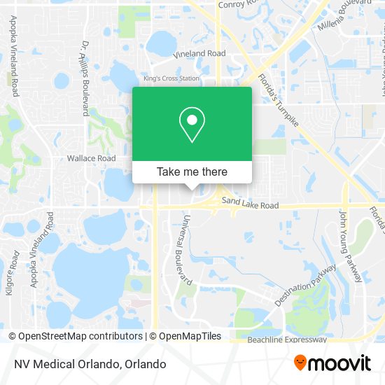 NV Medical Orlando map