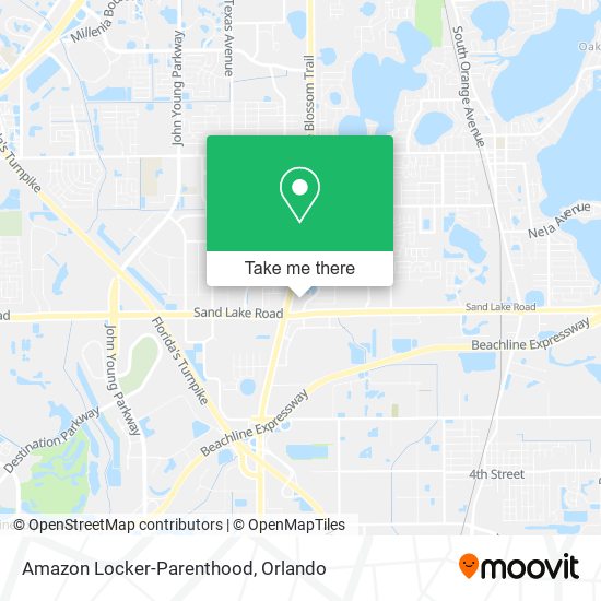 Mapa de Amazon Locker-Parenthood