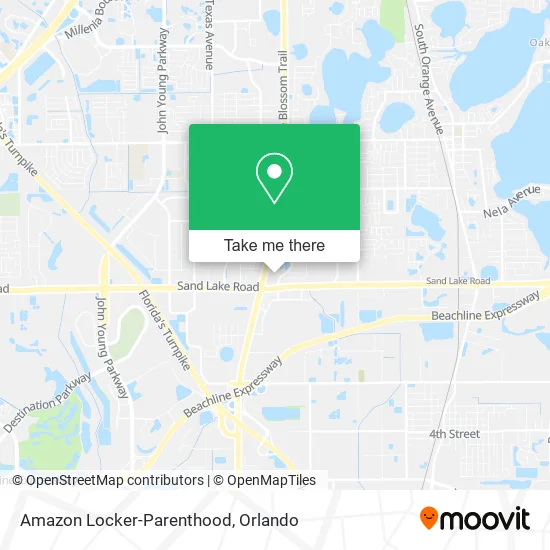 Mapa de Amazon Locker-Parenthood