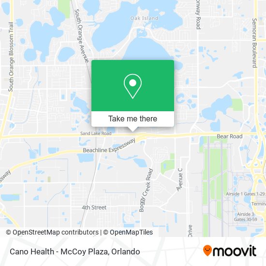 Cano Health - McCoy Plaza map