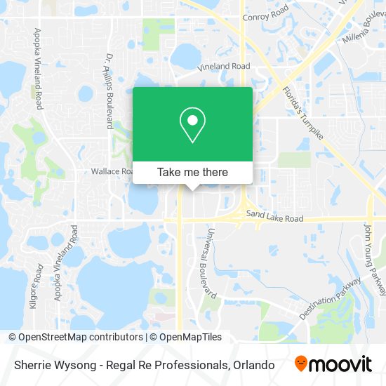 Sherrie Wysong - Regal Re Professionals map