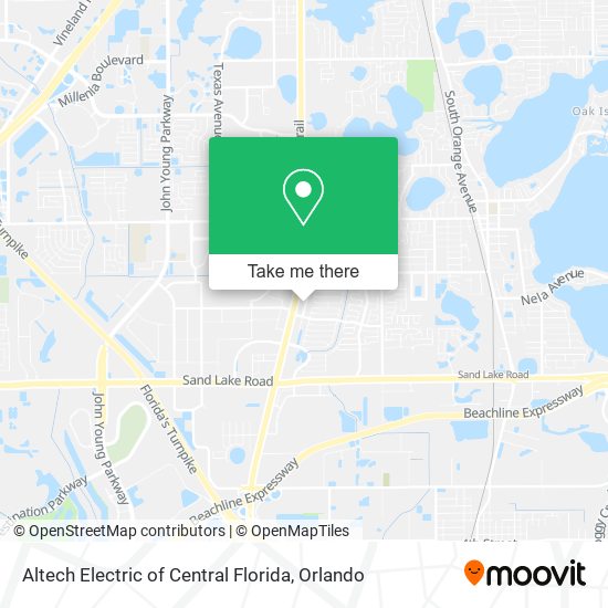 Mapa de Altech Electric of Central Florida