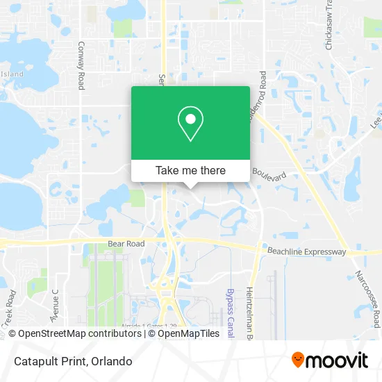 Mapa de Catapult Print