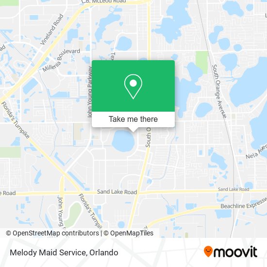 Mapa de Melody Maid Service