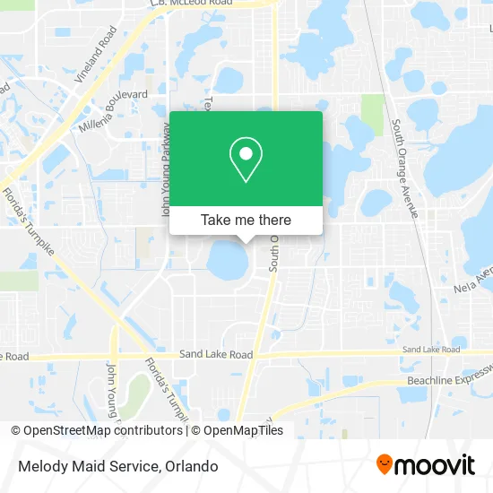 Mapa de Melody Maid Service