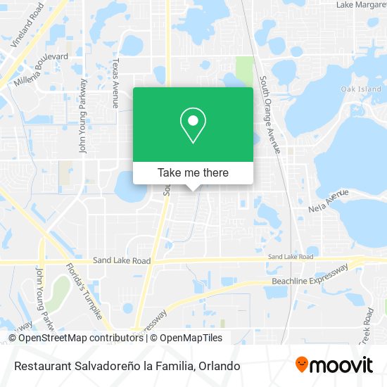 Mapa de Restaurant Salvadoreño la Familia