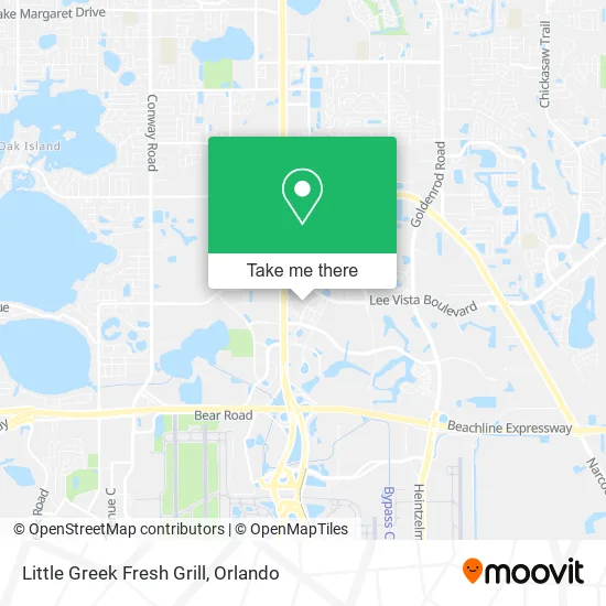Mapa de Little Greek Fresh Grill