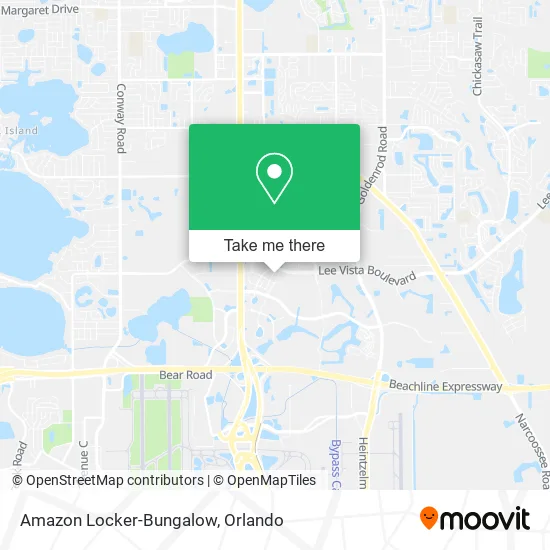 Mapa de Amazon Locker-Bungalow